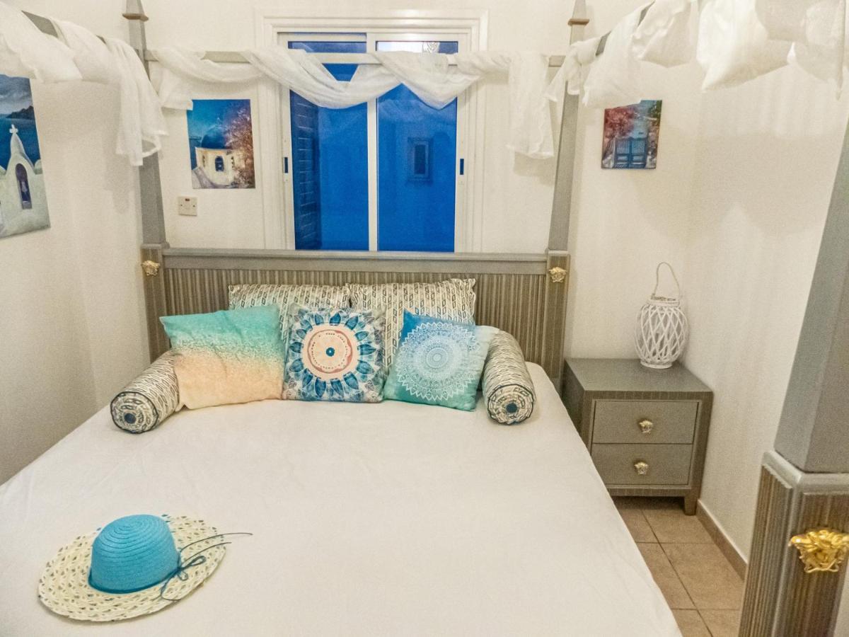 Greek Island Style 2 Bedroom Villa With Pool Next To The Sea لارنكا المظهر الخارجي الصورة