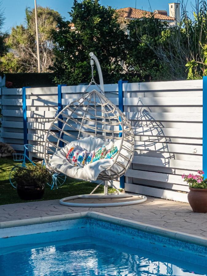 Greek Island Style 2 Bedroom Villa With Pool Next To The Sea لارنكا المظهر الخارجي الصورة