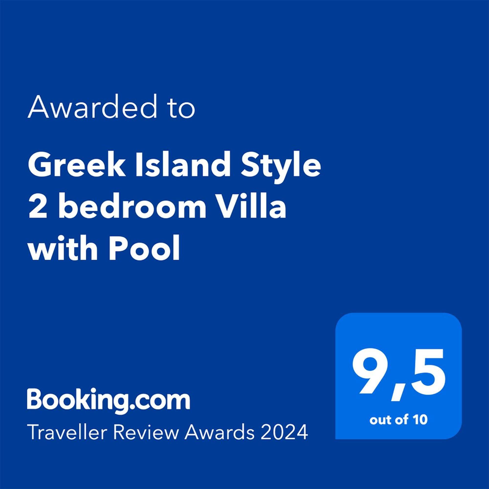 Greek Island Style 2 Bedroom Villa With Pool Next To The Sea لارنكا المظهر الخارجي الصورة